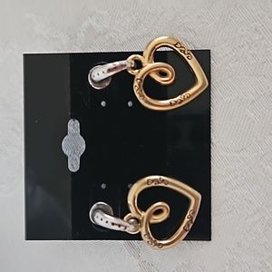 Vintage Heart Earrings.